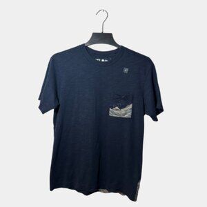 Uniqlo UT x MFA Boston Hokusai Great Wave T-Shirt Navy Blue Men’s S Japan